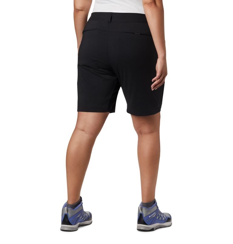 Women's Columbia Saturday Trail Long Shorts Black | Plus Size CA-A5460